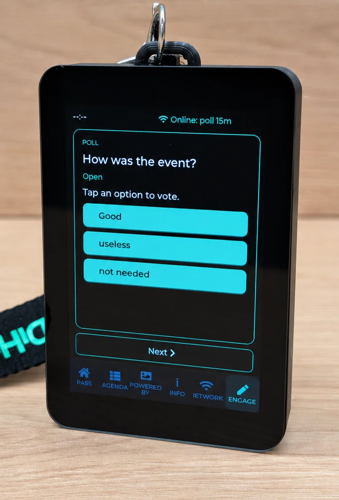 Engagement on device